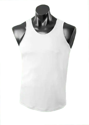 Aussie Pacific Botany Men's Singlet 1107 Casual Wear Aussie Pacific White S